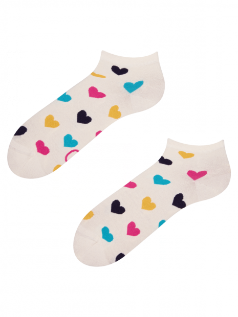 Colorful Hearts - Low Socks Good Mood