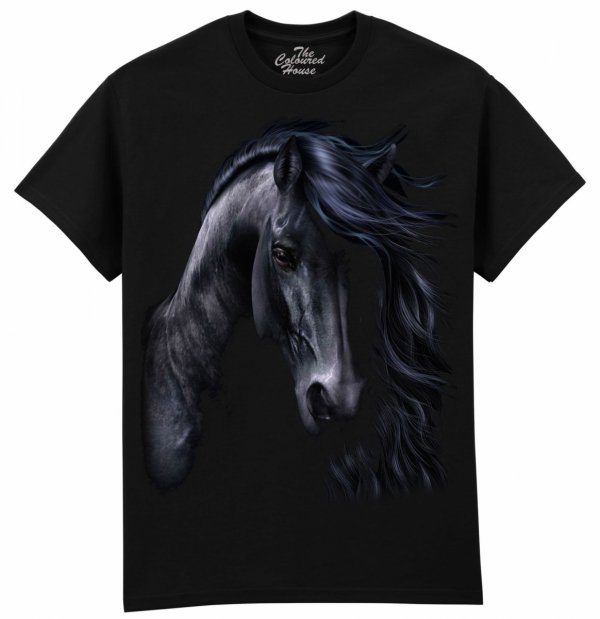 T-shirt Black Horse - TCH