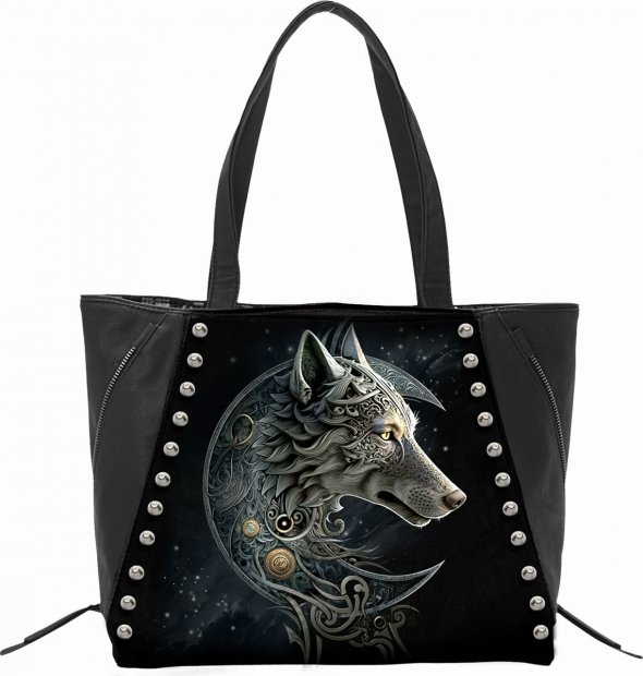 Celtic Wolf- Tote Bag Spiral