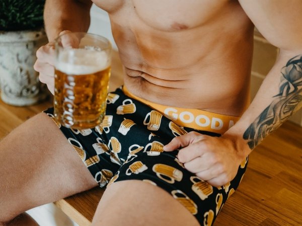 Draft Beer - Mens Fitted Trunks - Good Mood