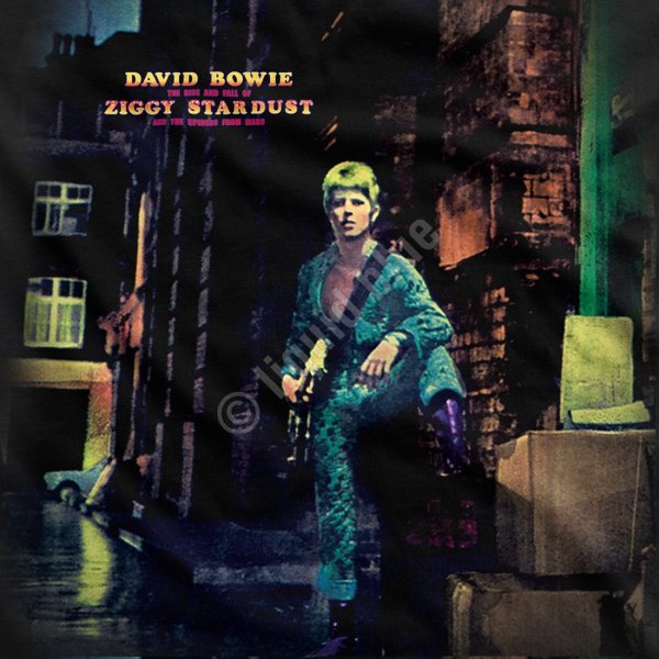 David Bowie Ziggy Stardust - Liquid Blue