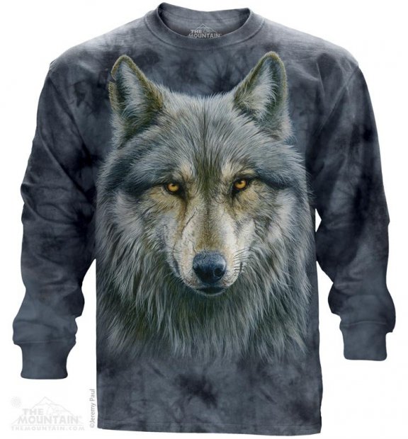 Warrior Wolf - Longsleeve The Mountain