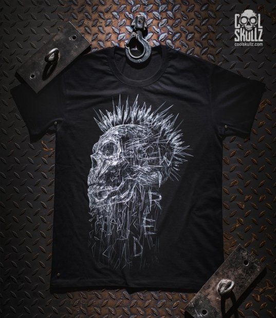 Wired Punk Skull - Cool Skullz