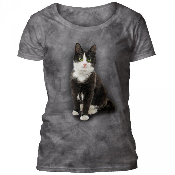 Black &amp; White Cat - The Mountain Dámske