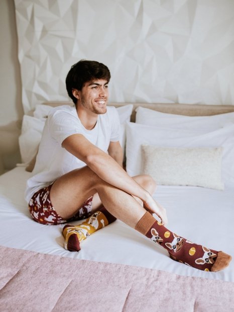 Francúzky Buldoček - Ponožky Good Mood