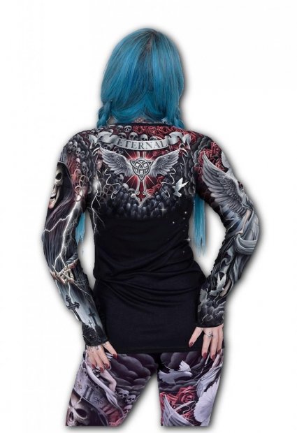 Life And Death Cross - Baggy Top Spiral – Ladies