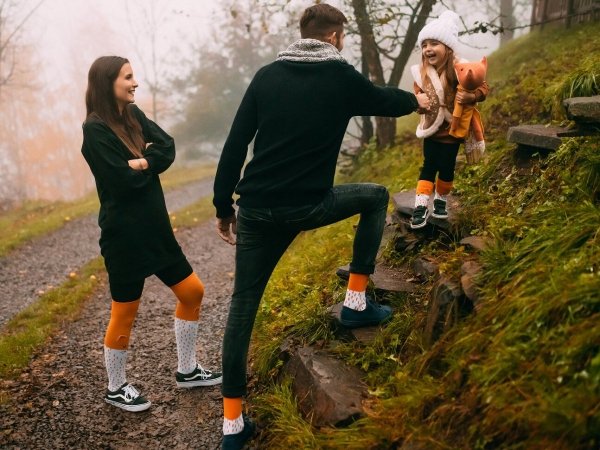 Huňatá líška - Teplé Ponožky Pro Děti - Good Mood