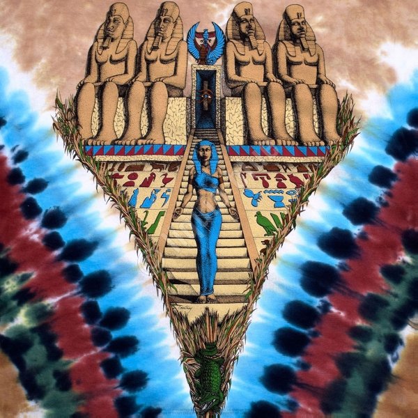 Egyptian Tie-Dye- Liquid Blue