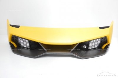 Lamborghini Murcielago LP670 SV Super Veloce Complete front carbon bumper with Pagani matt carbon