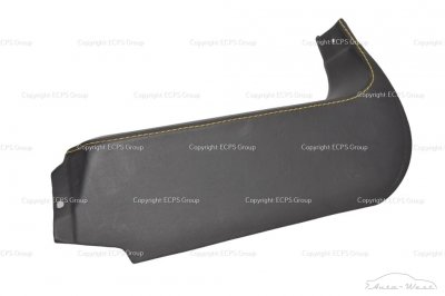 Aston Martin DB9 DBS Vantage Virage Rapide Tapicerka panel słupek lewy przód z żółtą nicią 