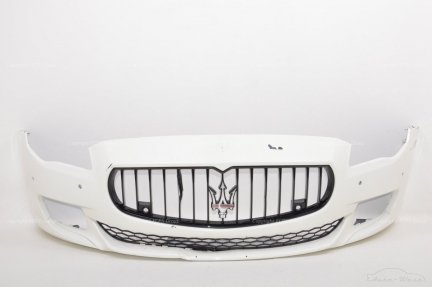 Maserati Quattroporte VI M156 14-16 Front bumper with grille and lower grid for PDC