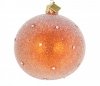 Weihnachtskugel 8cm, Sternenstaub auf Orangen