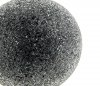 szklane bombki szronione / Ball 8cm - Perl Frost auf Schwarz