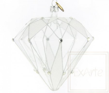 Weihnachtsschmuck Diamant 10cm - Kristall