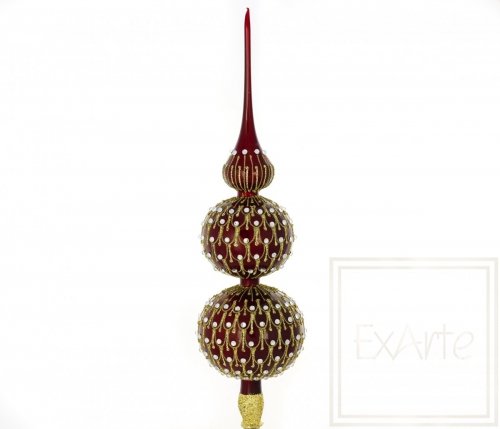 Christbaumschmuck Spitze 42cm - Diamantnetz