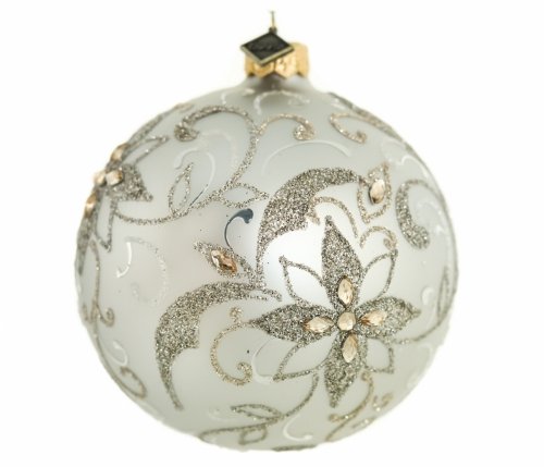 Glaskugel 10cm - Goldene Träume