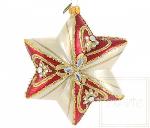 Christbaumschmuck Stern 12 cm - Goldsonate