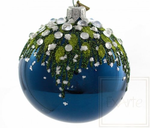 Christmas glass sphere 8cm – Snowberry