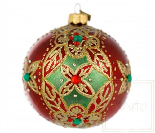 Christmas ornament Ball 10 cm - Courtly