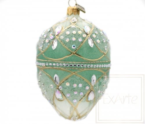 Christmas bauble Egg 13cm – Shimmering