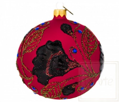 Christmas glass ball 10 cm - Dance