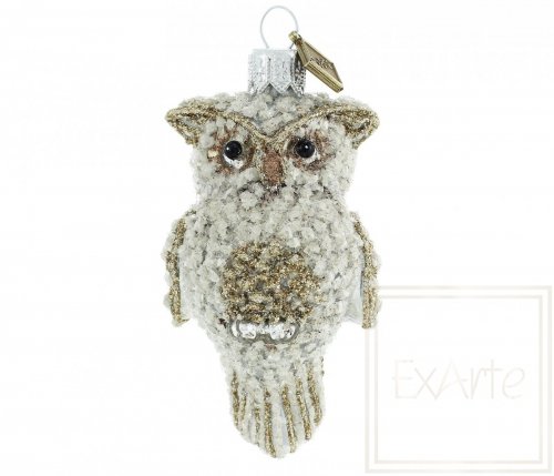 Christmas bauble Diamond Owl - 8 cm
