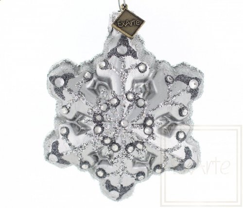 Snowflake 7cm - Silver Flake