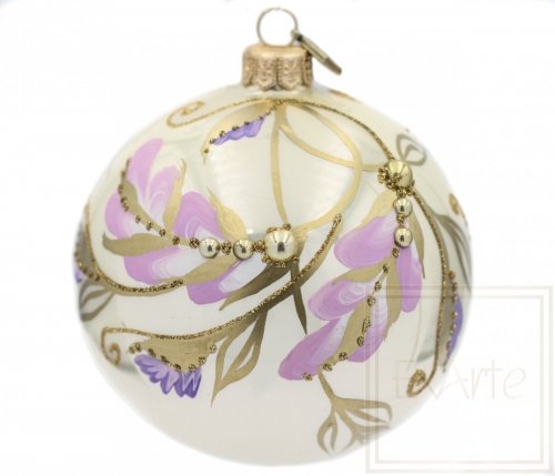 Christmas glass ball 10 cm – Lilac
