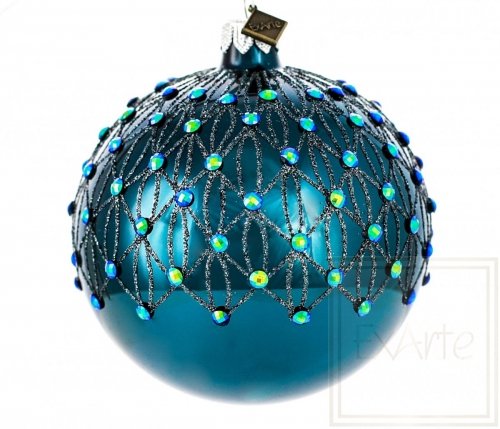 Christmas glass ball 10 cm - Starlit