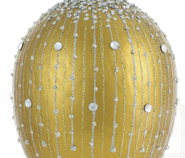 ekskluzywne bombki szklane / Weihnachtskugel Gold / Golden Christmas bauble