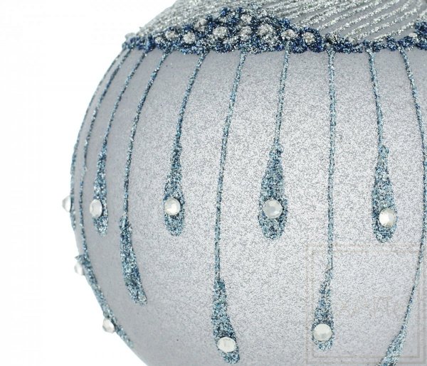 bombka choinkowa krople / Kristallglas Kugel -10cm / Crystal glass Bauble -10cm 