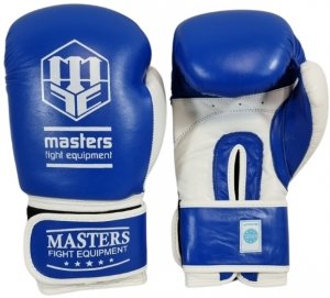 Rękawice bokserskie skórzane MASTERS RBT-TRW (WAKO APPROVED)