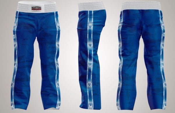 Spodnie do kickboxingu MASTERS &quot;FIGHT&quot; SKBP-M (WAKO APPROVED) 