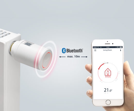 Połączenie termostatu Danfoss Eco 2 z aplikacją mobilną przez Bluetooth