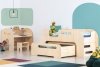 Lit en bois Lit Maison AIKO 70x140cm ADEKO
