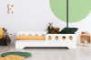 Lit en bois Lit Maison KIKI 5 - L  70x160cm ADEKO