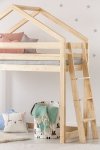 DMPBA 80x200cm Łóżko piętrowe dziecięce domek Mila ADEKO