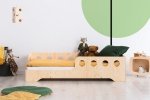 Lit en bois Lit Maison KIKI 5 - L  70x160cm ADEKO