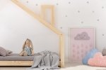 Lit en bois Lit Maison Mila DMS 90x180cm ADEKO