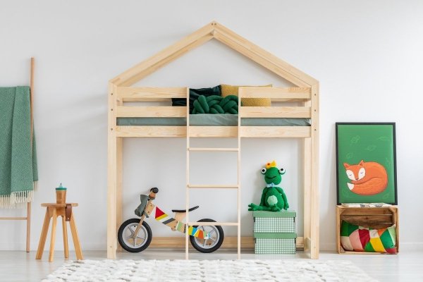 Dětská postýlka patrové postele domeček Mila DMPA 90x200 ADEKO