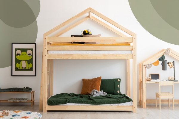 Dětská postýlka patrové postele domeček Mila DMPB 90x180 ADEKO