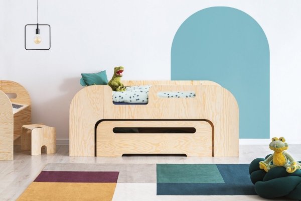 Dětská postýlka postel domeček AIKO 70x160 ADEKO