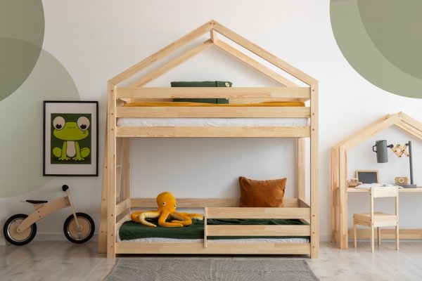 Kinderbett Etagenbett Häuschenbett Mila DMPB 80x190 ADEKO