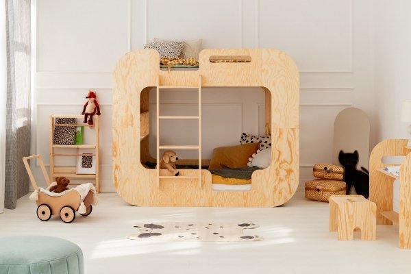 Children's  bunk bed house bed Mila DMP 80x190 ADEKO