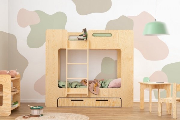 SIMBA S 80x190cm Łóżko piętrowe dziecięce domek  ADEKO