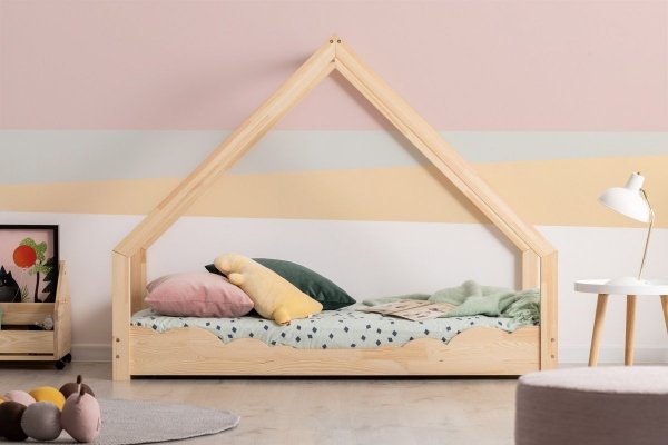 Loca D 70x190cm Łóżko dziecięce drewniane ADEKO
