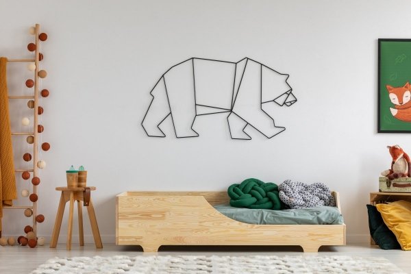 BOX 4 90x200cm Łóżko drewniane dziecięce 