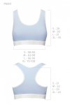 PS012 PANTIES grey stringi bawełniane 
