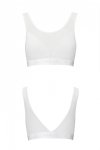 PS002 TOP white biustonosz z siateczką