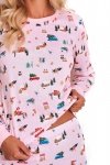 Taro Laura01 2835 różowa piżama dziewczęca